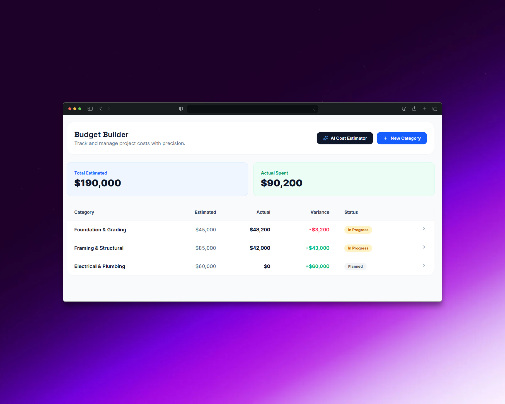 BuildWise AI showcase